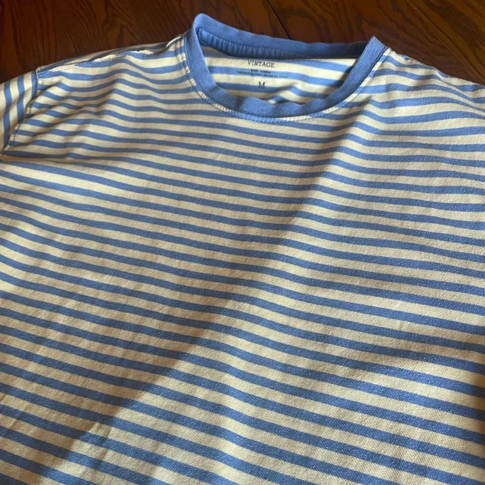 Izod Luxury Sport Vintage Striped Shirt - Picture 5 of 6